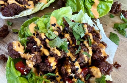 Blackstone Chili Sesame Lettuce Wraps