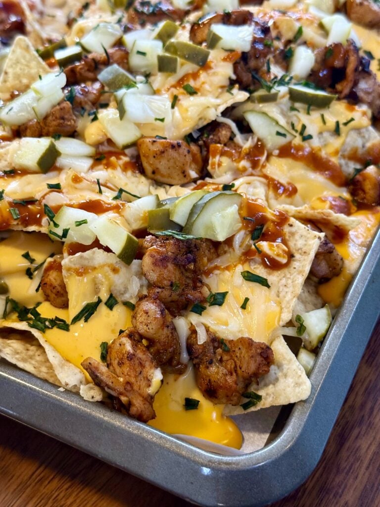 Blackstone Nashville Hot Chicken Nachos