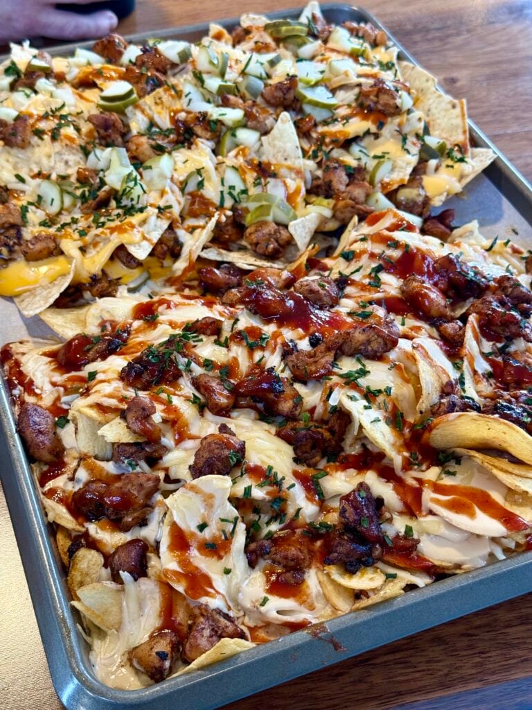 Blackstone Nashville Hot Chicken Nachos