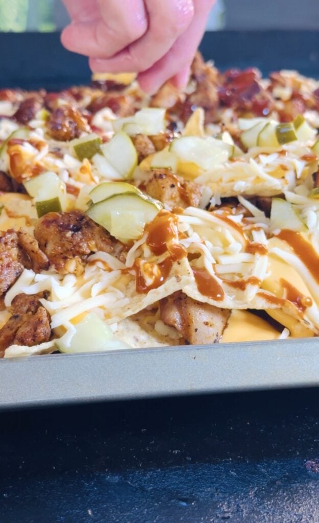 Blackstone Nashville Hot Chicken Nachos